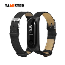 For Mi Band 3 Strap Genuine Leather Wristbands for Xiaomi Mi Band 3 Screwless for Miband 3 Bracelet Pulseira for Mi Band 3 2024 - buy cheap