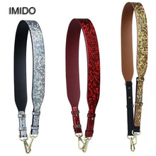 IMIDO Wide Women Bag Replacement Straps Shining pu Leather Shoulder Crossbody Belt Handbag accessories parts correa bolso STP139 2024 - buy cheap