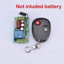 220V 1CH 10A 1000W Wireless Remote Control AC Light Switch System Lamp LED SMD ON OFF Not With Battery And Case