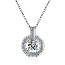 Женское ожерелье из серебра 925 пробы с кубическим цирконием 2024 - купить недорого