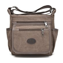 Vintage Canvas Men's Messenger Bags Shoulder Crossbody Bags for Men Male Small Handbags Simple Version Bussiness Travel Bags sac 2024 - buy cheap