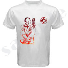 New Fashion Men Tee   KYOKUSHIN LEGEND MASUTATSU OYAMA KYOKUSHIN MARTIAL ART KARATE MEN WHITE T SHIRT Casual cotton t shirt 2024 - buy cheap