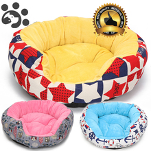 Soft Warm Dog Bed for Large Pets Round Dog Sofa Couch Thick Cotton Cushion Cat House for Puppy Kitten Dog Kennel Pet Beds BD0008 2024 - buy cheap