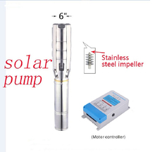 AC380V/AC220V/DC216V 6 Inch Free Shipping Big Flow Solar Power Submersible Water Pump 3 Years Warranty 6SPSC49/15-D216/1800 2024 - buy cheap