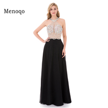 Vestido de festa sexy linha a preto 9211w, vestido longo de baile, costas abertas, com alça de costas abertas, vestido formal, 2020 2024 - compre barato