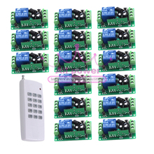 1t + 15r interruptor de controle remoto sem fio, interruptor de rádio tomada remota 12v 1ch interruptor remoto 315mhz/433mhz