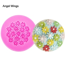 Angel Wings Food grade fondant cake silicone mold flower for Reverse forming polymer clay chocolate pastry decoration tools 1209 2024 - buy cheap