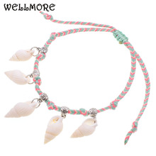 WELLMORE bohemia Anklets for women Holiday beach beads Anklet bracelets summer party foot Jewelry Gift drop shipping wholesale 2024 - buy cheap