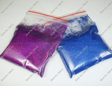 50g x 1/256"(0.1mm)Laser Holographic Purple&Dark Blue Color Shining Fine Nail Glitter Dust Powder for Nail Art and Glitter Craft 2024 - buy cheap