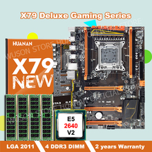 Материнская плата HUANAN ZHI deluxe X79 со слотом M.2, компьютерное оборудование, память 32 Гб (4*8 ГБ), процессор REG ECC Intel Xeon E5 2640 V2 2,00 ГГц 2024 - купить недорого