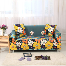 Floral Slipcovers Corner Sofa Covers Stretch Non-slip Polyester All-inclusive Elastic Sofa Cushion Sofa Towel for Living Room40 2024 - buy cheap