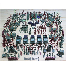 Eva2king Modelo Brinquedos Jogo de Soldados Do Exército Militar Homens Figuras & Acessórios de Interação Pai-Filho Brinquedos de Plástico Para Crianças 2024 - compre barato