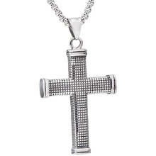 316L Stainless Steel fashion jewelry Gothic Cross Pendant necklace for Men 2024 - buy cheap