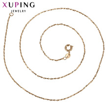 Xuping Fashion Necklace New Design Big Long Necklace Gold Color Plated Necklace Women Men Chain Jewelry Gift 42531 2024 - buy cheap