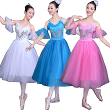 White Swan Lake Ballet Stage wear Costumes Adult Romantic Platter Ballet Dress Girls Women Classical Ballet Tutu Dance wear Suit 2024 - buy cheap