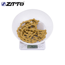 12 Speed MTB Bike Gold Chain 126L 126 Links 1X12 System Power Lock Connector Missing Link Included For Mountain Bicycle ZTTO 2024 - buy cheap