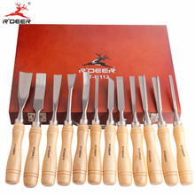 RDEER Wood Carving Knife Chisel kit Hand Tools For Carving Wood Gouge Chisel 12 Pcs 2024 - buy cheap