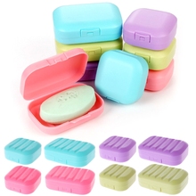 Mini caja de jabón cuadrada para el hogar, soporte de viaje para ducha, contenedor, soporte para platos de baño 2024 - compra barato