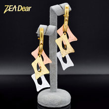 ZEA Dear Jewelry Trendy Jewelry Long Drop Dangle Earrings For Women Water Drop Earrings For Engagement Wedding Jewelry Findings 2024 - buy cheap