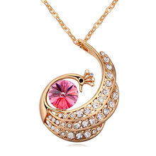 Nova marca de moda colar de cristal de luxo de swarovski colares & pingentes phoenix jóias feminino presente 2024 - compre barato