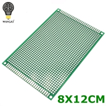 WAVGAT 8X12 cm double-Side Copper prototype pcb 8*12 cm Universal Board for Arduino 2024 - buy cheap