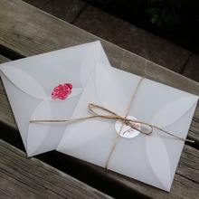 50 pces 16*16cm quadrado translúcido branco pergaminho convite envelope diy convite criativo envelope lenço embalagem 2024 - compre barato