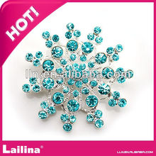 Hot sale blue rhinestone buckle for decoration 2024 - buy cheap