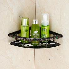 Single Tier Wall Mounted black finish Carving Brass Bathroom Shower shampoo Shelf Basket Holder I633 2024 - buy cheap