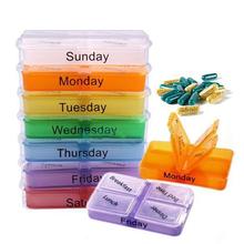 Joylife 7-Day Weekly Medicine Storage Pill Tablet Box Container Case Organizer Portable Pill Case Pill Box Dispenser 2024 - buy cheap