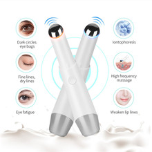 Mini masajeador ocular de terapia de fotones de iones, de alta frecuencia Dispositivo de masaje, Lifting ocular, antienvejecimiento, instrumento de belleza inductivo inteligente P49 2024 - compra barato