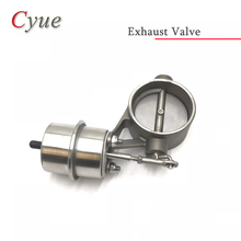 1PCS 63mm Stainless Steel Exhaust Control cutout Valve Set With Vacuum Actuator Closed Style 2024 - buy cheap