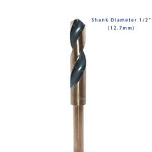 1Pc 13.5mm 14mm 14.5mm 15mm 20mm Reduced Shank Twist Drill Bit 1/2 Inch Shank High Speed Steel HSS CO Drills For Stainless Steel 2024 - buy cheap