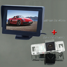 Monitor de marcha atrás trasera para coche, cámara de aparcamiento para NISSAN QASHQAI, X-TRAIL, 4,3 pulgadas, visión nocturna, hd, ccd 2024 - compra barato