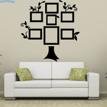 ZOOYOO Tree Photo Frame Wall Sticker DIY Creative Home Decor Removable Living Room Wall Decals Wall Art Bedroom Decoration 2024 - buy cheap