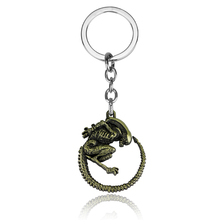 Game Aliens Predator Key Chain Vintage Bronze AVP Alien Queen Keychain Fashion Metal Alloy Pendant Keyring For Fan Drop Shipping 2024 - buy cheap