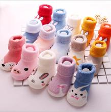 10Pairs Pack Winter new thickening terry cotton baby boys girls socks cotton cartoon warm infant newborn kids wholesale socks 2024 - buy cheap