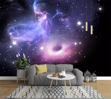 Custom wallpaper 3D modern minimalist starry space high force grid TV background wall living room bedroom wallpaper papier peint 2024 - buy cheap