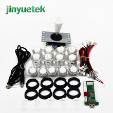 jinyuetek Arcade Joystick DIY Kit Zero Delay Arcade DIY Kit USB Encoder To PC PS3 ps4 Arcade Joystick and Push Buttons 2024 - buy cheap
