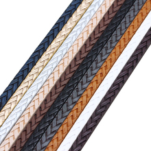 XCHARMS 5MM Flat PU Leather Cord Braid Rope Diy Jewelry Findings Accessories Fashion Jewelry Making Materials for Bracelets 2024 - buy cheap