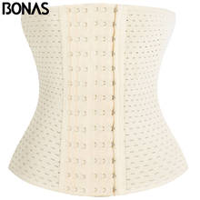 BONAS Body Shaper Slimming Women Breathable Corset Waist Trainer Belt Lady Postpartum Shapewear Shapewear Slim Solid Plus Size 2024 - buy cheap