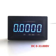 LED Display Digital Voltmeter DC 4-30V Volt Panel Meter Blue 0.36" 5 Digit Three Wires High Precision 2024 - buy cheap