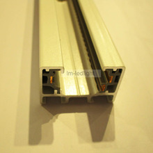 1.5m 3 wire LED Track Rail - white and black Universal 3wire aluminum light rail for LED Track light luminarias 20pcs free ship 2024 - buy cheap