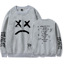 Толстовка Lil Peep HELLBOY мужская с круглым вырезом, модный Длинный свитшот в стиле Харадзюку, уличная одежда в стиле хип-хоп, 2019 2024 - купить недорого