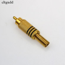 cltgxdd RCA connector Male Plug RCA plug Matal spring connector Phono Audio plug RG59 RG58 LMR240 LMR195 2024 - buy cheap