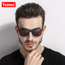 Yoovos 2019 Square Polarized Sunglasses Men Retro Driving Sun Glasses UV400 High Quality Brand Vintage Lunette De Soleil Homme 2024 - buy cheap