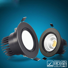 Luz descendente LED COB regulable de alta calidad, lámpara de techo con atenuación, 6w, 9w, 12w, 20w, foco LED, 110v, 220v 2024 - compra barato