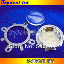 90-120 degreen led Lens + Reflector Collimator + Fixed bracket 20W 30W 50W 70W 100W LED 2024 - buy cheap