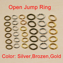 ¡Caliente! 450pcs-4x5mm/200pcs-6x7mm plata/bronce/chapado en oro anillos sueltos abiertos y anillos divididos para hacer joyería DIY conector 2024 - compra barato