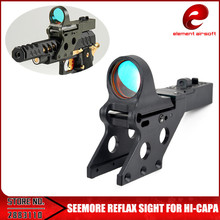 Красный лазер со светодиодом Airsoft SeeMore refax Red Dot Sight для HI-CAPA Black EX183 2024 - купить недорого