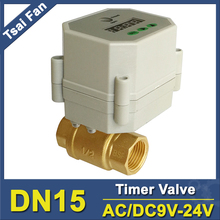 BSP/NPT 1/2'' Timer Drain Valves 2 Way Brass DN15 Timer Clock On/Off Valves For Water Control/Irrigation 2024 - buy cheap